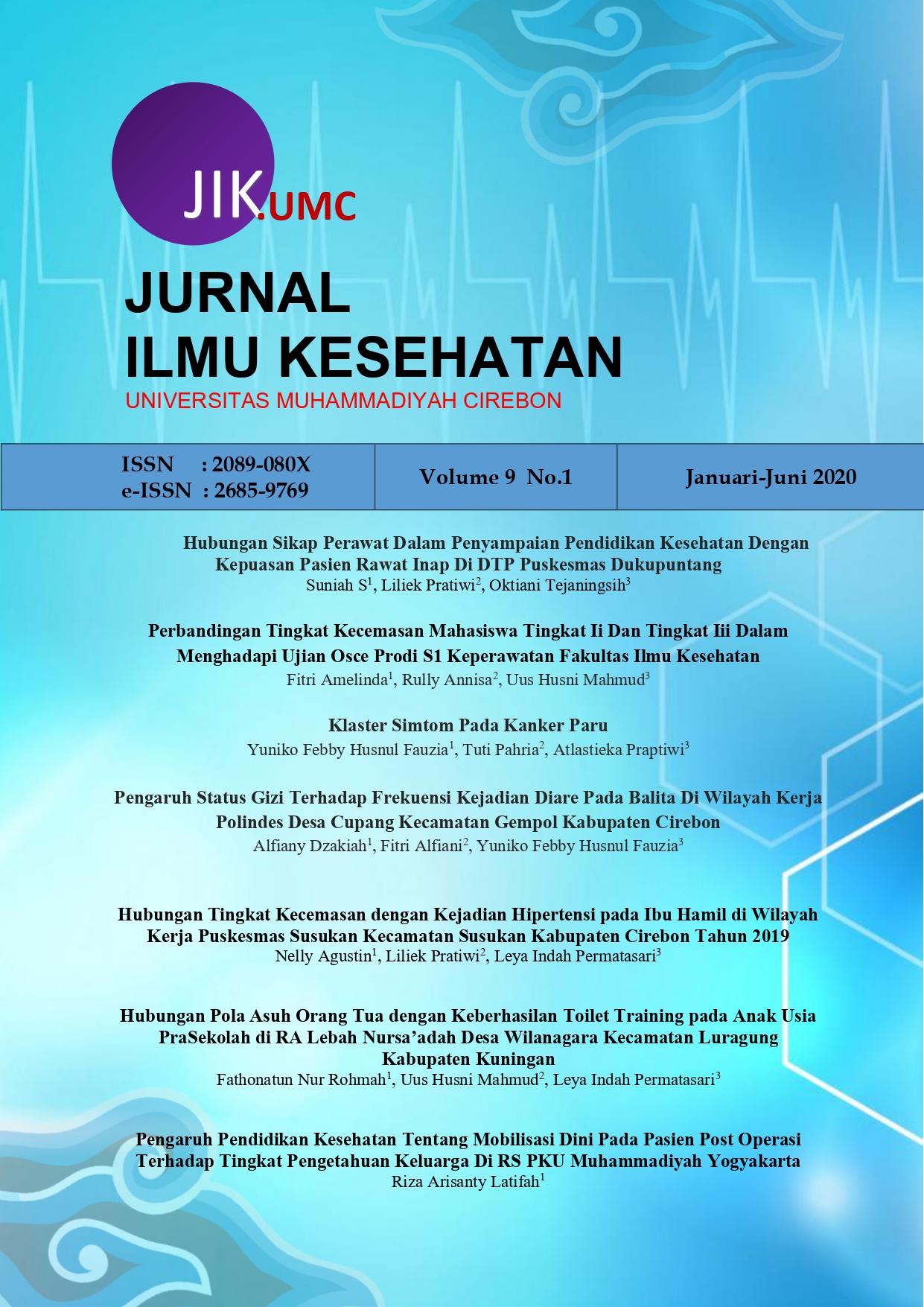 PERBANDINGAN TINGKAT KECEMASAN MAHASISWA TINGKAT II DAN TINGKAT III DALAM MENGHADAPI UJIAN OSCE PRODI S1 KEPERAWATAN FAKULTAS ILMU