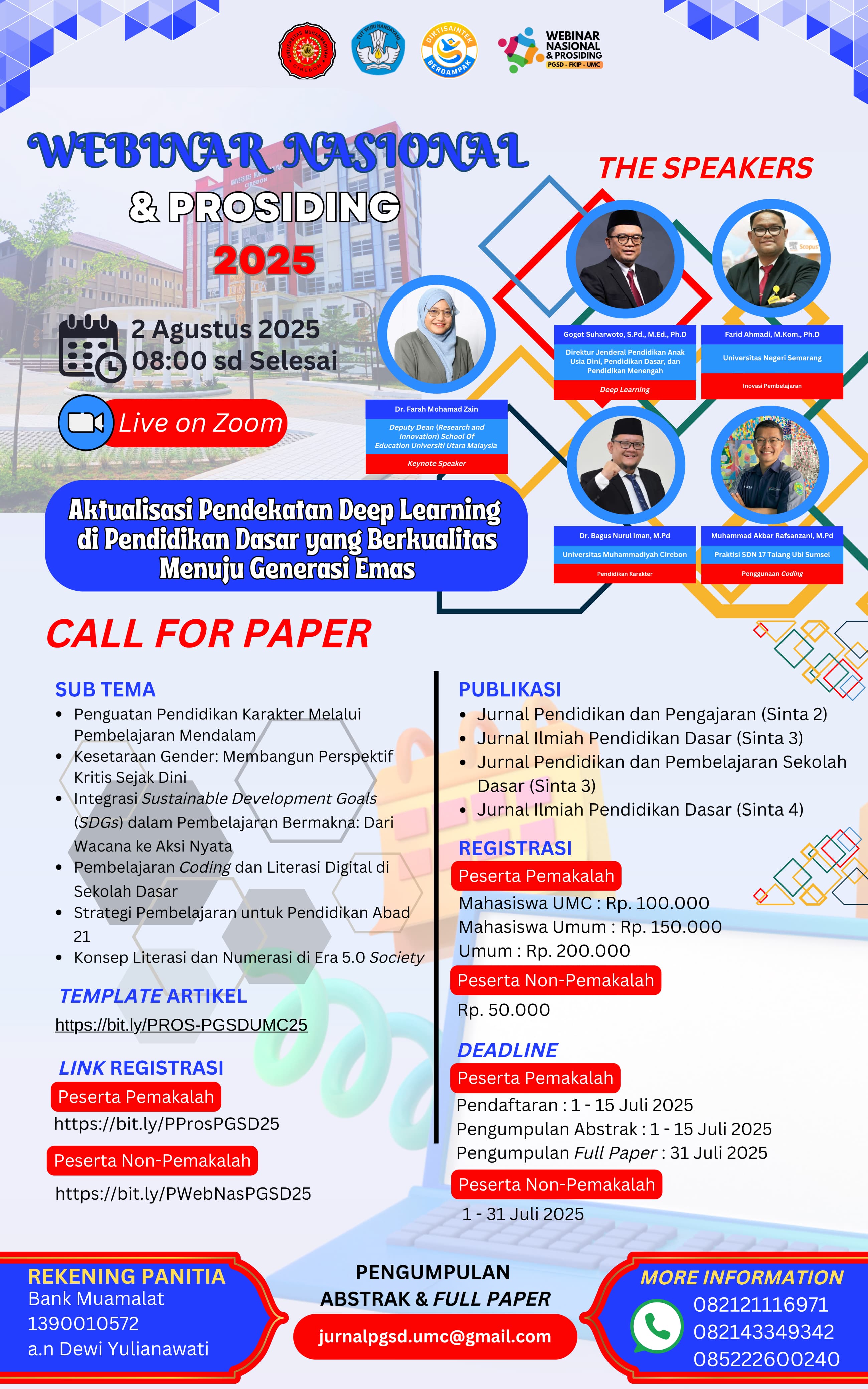 					View Vol. 1 No. 1 (2025): Menginspirasi Generasi Emas Melalui Pembelajaran Mendalam di Pendidikan Dasar
				